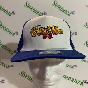Headgear Classics Hat Sailor Moon Trucker Anime Manga Snapback Blue White Cap